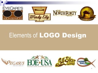 1
Elements of LOGO Design
 