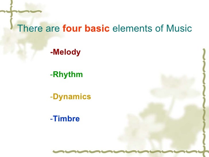 Elements Of Music elements-of-music