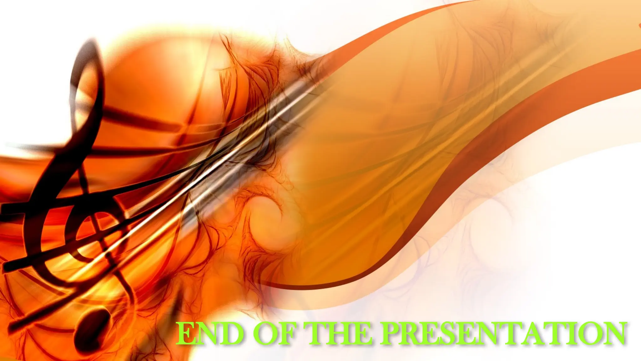 END OF THE PRESENTATION
 