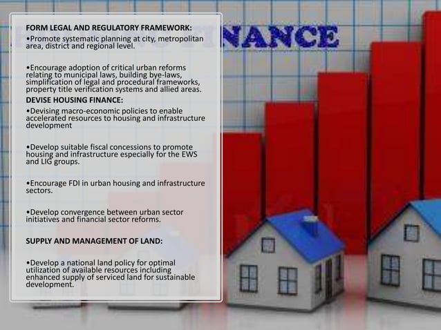 Elements of national housing policy