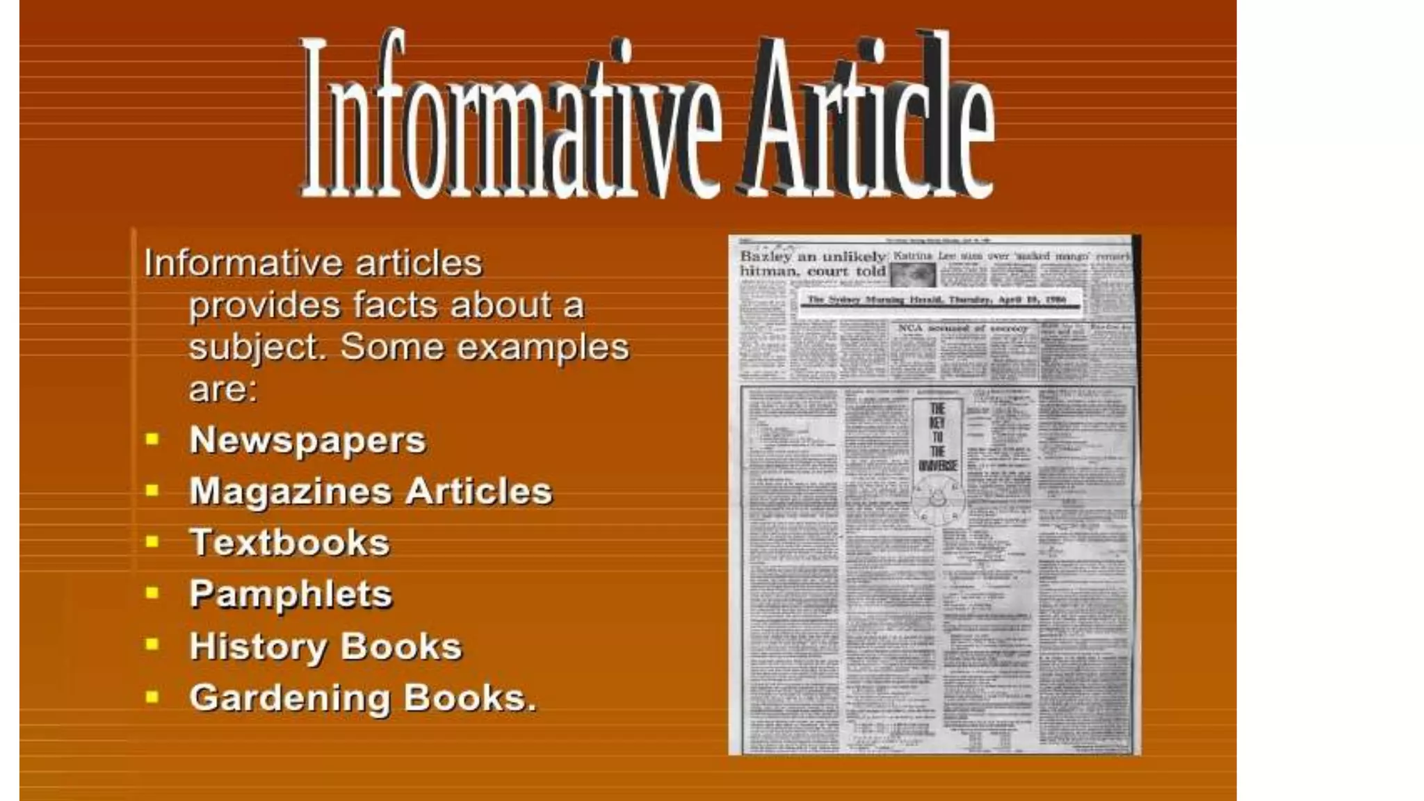 Elements of NonFiction