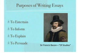 Sir Francis Bacon—”Of Studies”

 