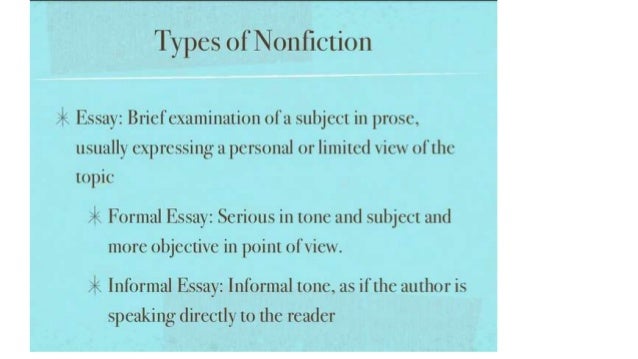 Elements of the reflective essay genre