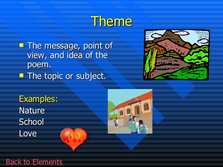 elements of poetry ppt