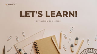 LET'S LEARN!
RIMBERIO CO
 