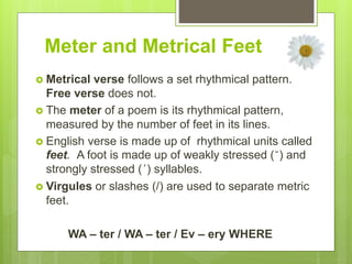 Elements of Poetry and other other topics | PPTX