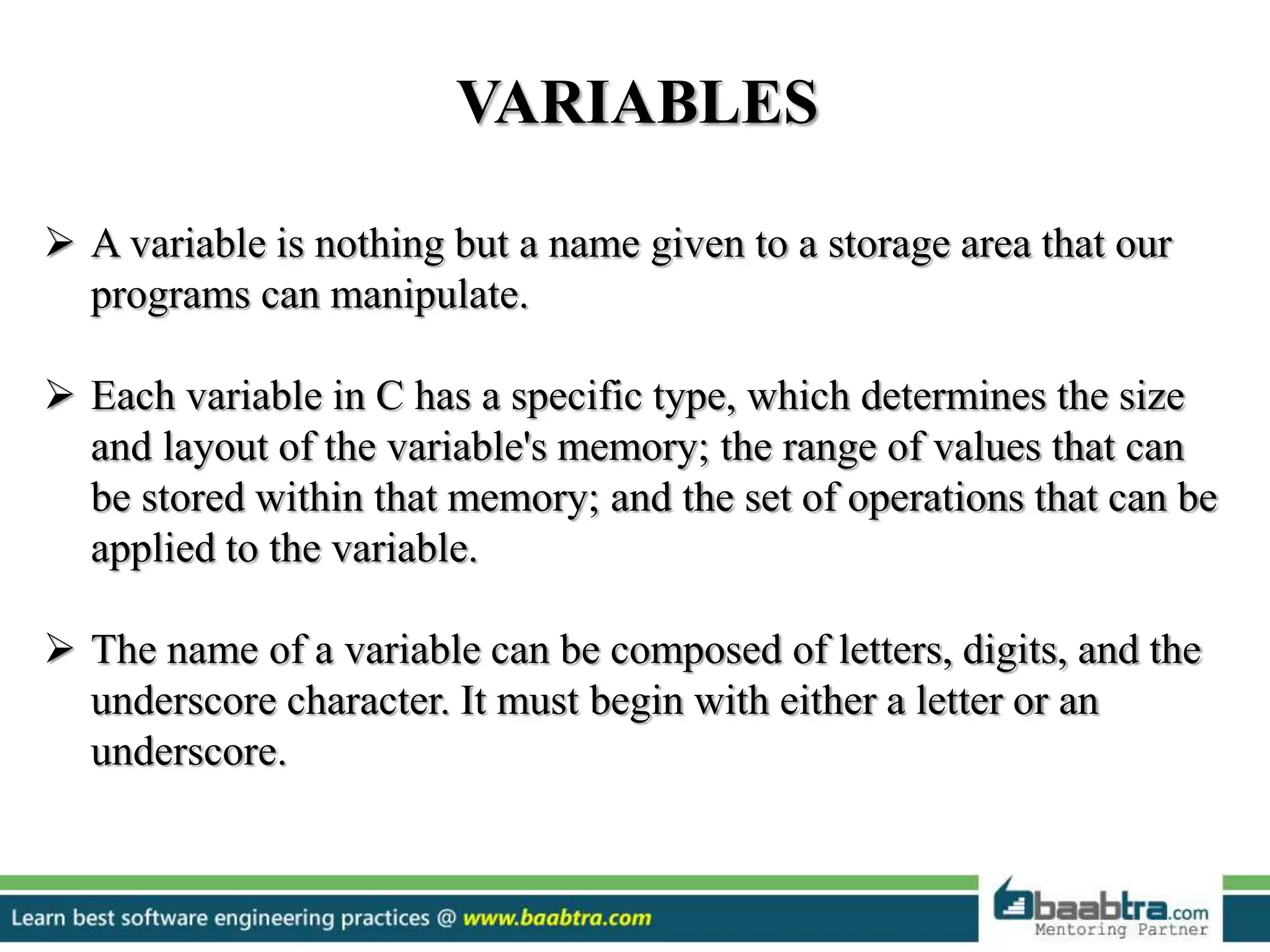 Elements of programming | PPTX