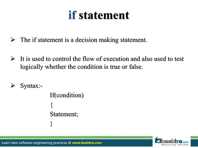 Elements of programming | PPTX