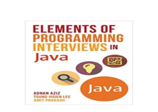 ((Download))^^@@ Elements of Programming Interviews in Java The ...