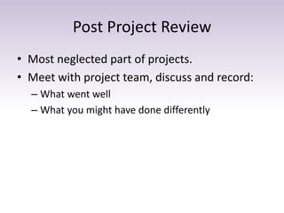Elements of Project Management | PPTX