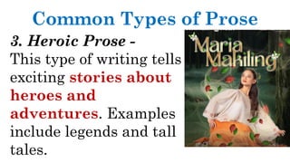 ELEMENTS OF PROSE_101 Enlish grade 7 lesson | PPTX