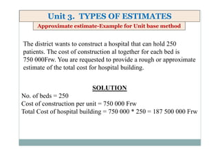 Quantity Estimation Examples ELEMENTS OF QUANTITY SURVEYING UPDATED.pdf