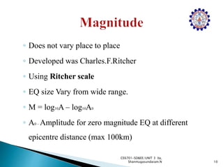 Ritcher Unit Elements of seismology - Structural dynamics and Earthquake Engineering ...