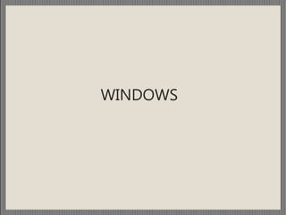 WINDOWS
 