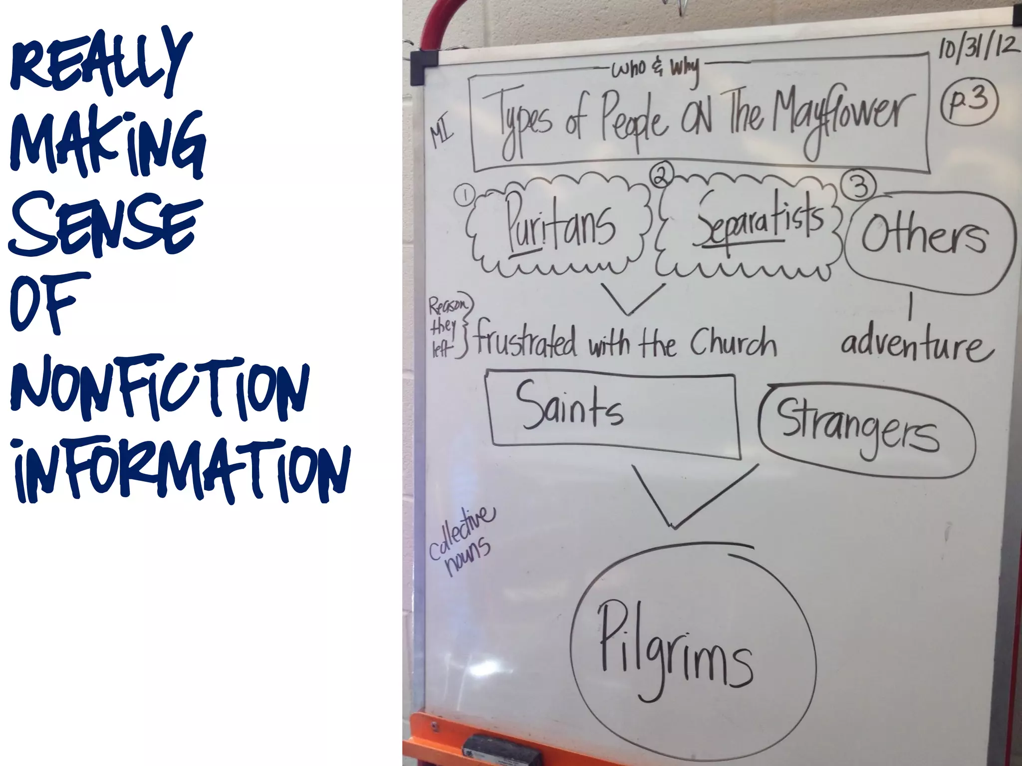 Really
Making
Sense
Of
Nonfiction
information
 