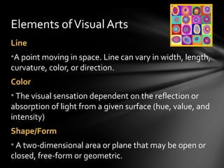 Elements of the arts | PPT