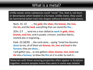 Refining Metal Scripture Elements of the Bible | PPTX