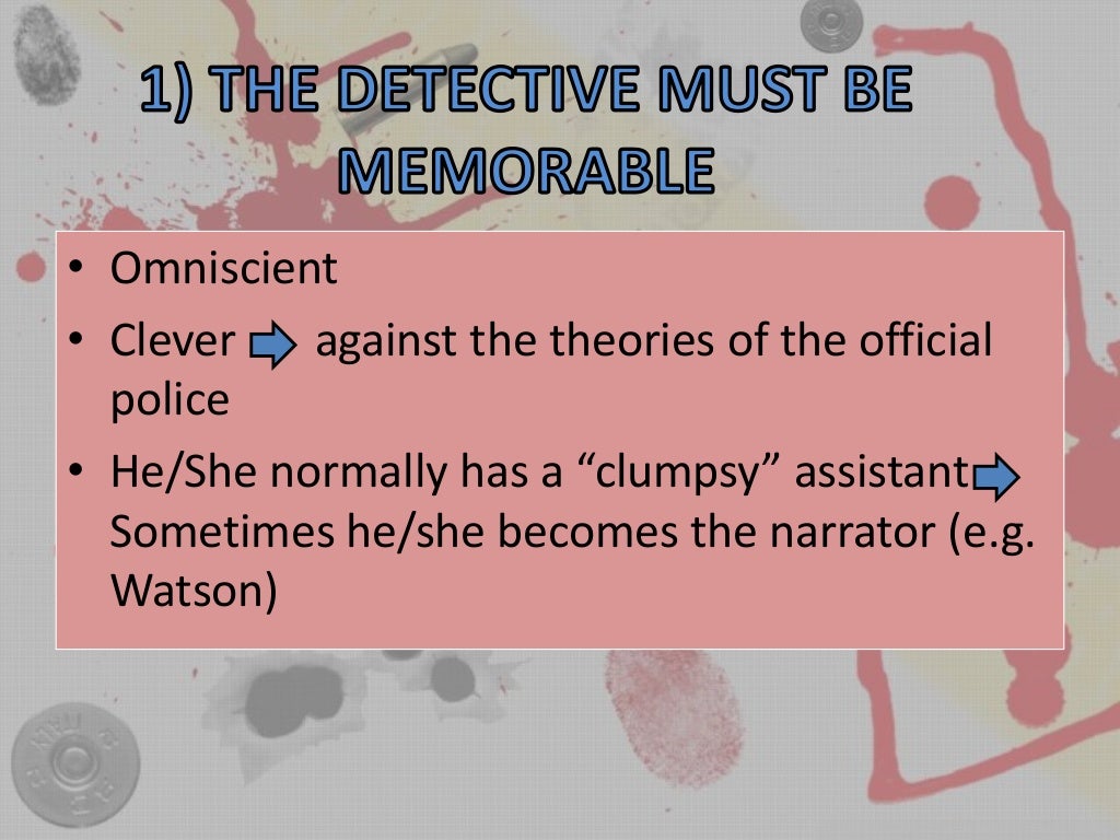 Elements of the Detective Story