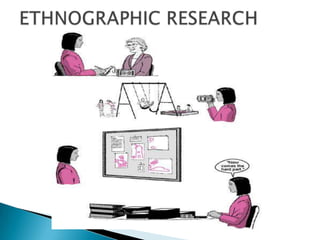 Elements of the ethnographic observation | PPTX