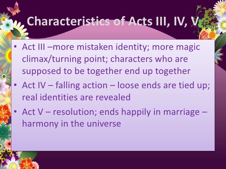 Elements of the play