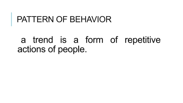 Elements Of Trends PPT