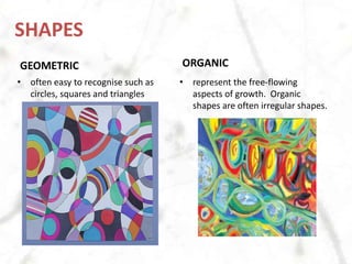 Informal Visual Designs Elements of visual design | PPTX