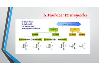 3. Famille de TEC et symboles
 