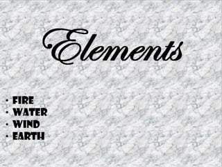 Elements powerpoint