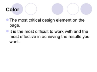 Elements & Principles | PPT