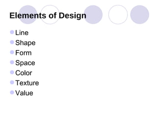 Elements & Principles | PPT