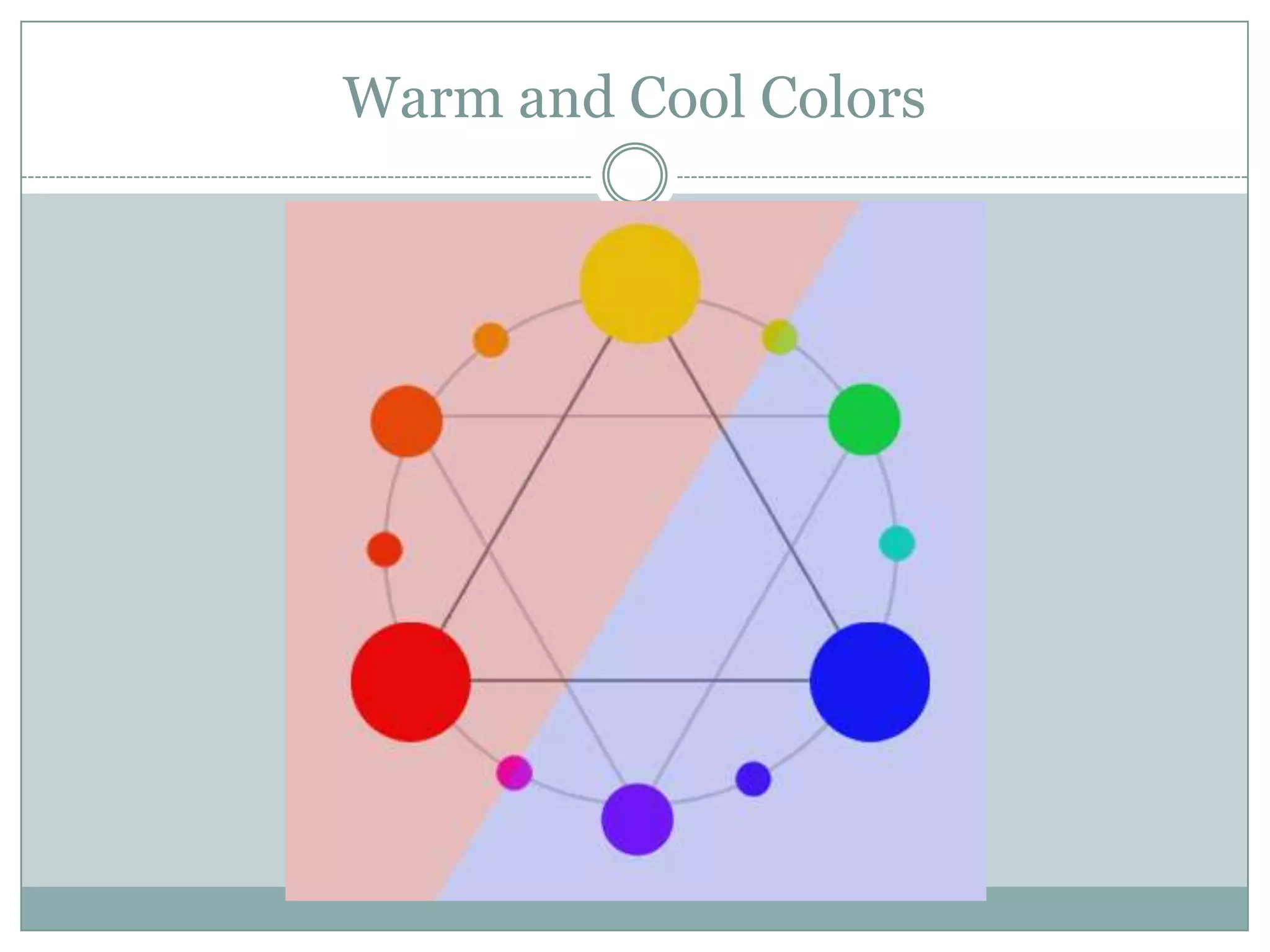 Warm and Cool Colors
 
