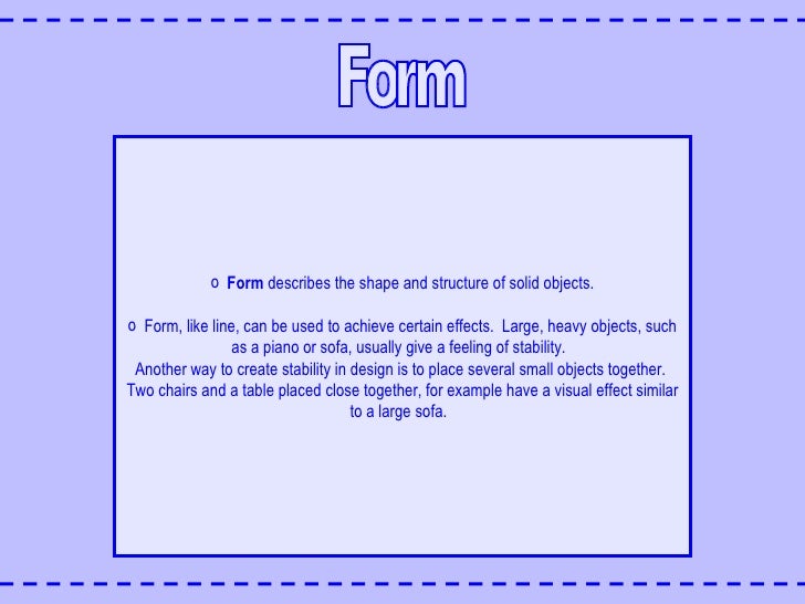 Interior Design  Form  Definition Billingsblessingbags org