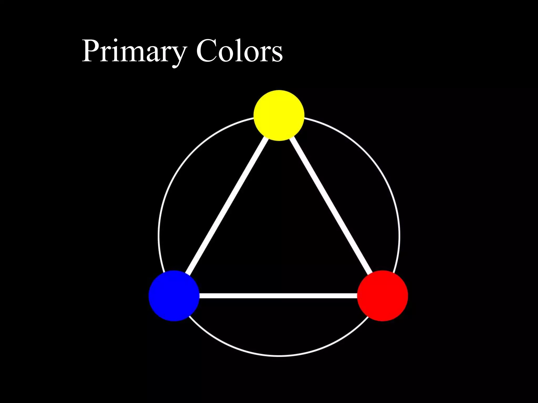 Primary Colors
 