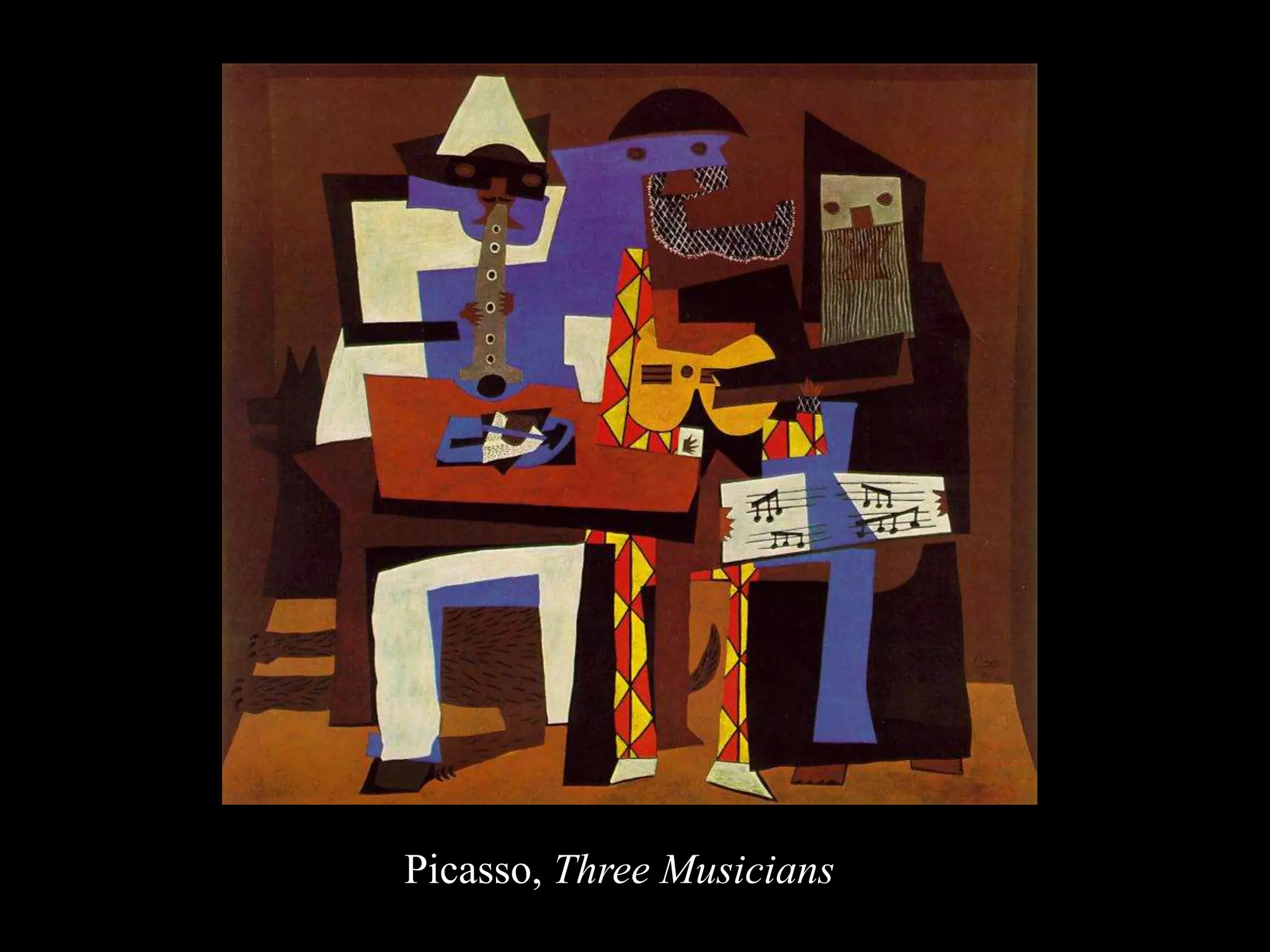 Picasso, Three Musicians
 