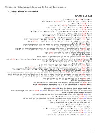 Elementos Históricos e Literários do Antigo Testamento

  5. O Texto Hebraico Consonantal

                                                                                                                     2:1-
                                                                                                         GÊNESIS 1 e 2:1-17
                                                                                       #rah taw ~ymvh ta ~yhla arb tyvarb 1
                                                       ~ymh ynpÄl[ tpxrm ~yhla xwrw ~wht ynpÄl[ $vxw whbw wht htyh #rahw 2
                                                                                                   rwaÄyhyw rwa yhy ~yhla rmayw 3
                                                                   $vxh !ybw rwah !yb ~yhla ldbyw bwjÄyk rwahÄta ~yhla aryw 4
                                                              dxa ~wy rqbÄyhyw br[Äyhyw hlyl arq $vxlw ~wy rwal ~yhla arqyw 5
                                                                      ~yml ~ym !yb lydbm yhyw ~ymh $wtb [yqr yhy ~yhla rmayw 6
                                    !kÄyhyw [yqrl l[m rva ~ymh !ybw [yqrl txtm rva ~ymh !yb ldbyw [yqrhÄta ~yhla f[yw 7
                                                                             ynv ~wy rqbÄyhyw br[Äyhyw ~ymv [yqrl ~yhla arqyw 8
                                                        !kÄyhyw hvbyh hartw dxa ~wqmÄla ~ymvh txtm ~ymh wwqy ~yhla rmayw 9
                                                            bwjÄyk ~yhla aryw ~ymy arq ~ymh hwqmlw #ra hvbyl ~yhla arqyw 10
                          !kÄyhyw #rahÄl[ wbÄw[rz rva wnyml yrp hf[ yrp #[ [rz [yrzm bf[ avd #rah avdt ~yhla rmayw 11
                                 bwjÄyk ~yhla aryw whnyml wbÄw[rz rva yrp hf[ #[w whnyml [rz [yrzm bf[ avd #rah acwtw 12
                                                                                                    yvylv ~wy rqbÄyhyw br[Äyhyw 13
                         ~ynvw ~ymylw ~yd[wmlw ttal wyhw hlylh !ybw ~wyh !yb lydbhl ~ymvh [yqrb tram yhy ~yhla rmayw 14
                                                                             !kÄyhyw #rahÄl[ ryahl ~ymvh [yqrb trwaml wyhw 15
             ~ybkwkh taw hlylh tlvmml !jqh rwamhÄtaw ~wyh tlvmml ldgh rwamhÄta ~yldgh tramh ynvÄta ~yhla f[yw 16
                                                                                 #rahÄl[ ryahl ~ymvh [yqrb ~yhla ~ta !tyw 17
                                                            bwjÄyk ~yhla aryw $vxh !ybw rwah !yb lydbhlw hlylbw ~wyb lvmlw 18
                                                                                                     y[ybr ~wy rqbÄyhyw br[Äyhyw 19
                                               ~ymvh [yqr ynpÄl[ #rahÄl[ @pw[y @w[w hyx vpn #rv ~ymh wcrvy ~yhla rmayw 20
 bwjÄyk ~yhla aryw whnyml @nk @w[Älk taw ~hnyml ~ymh wcrv rva tfmrh hyxh vpnÄlk taw ~yldgh ~nynthÄta ~yhla arbyw 21
                                                       #rab bry @w[hw ~ymyb ~ymhÄta walmw wbrw wrp rmal ~yhla ~ta $rbyw 22
                                                                                                    yvymx ~wy rqbÄyhyw br[Äyhyw 23
                                                  !kÄyhyw hnyml #raÄwtyxw fmrw hmhb hnyml hyx vpn #rah acwt ~yhla rmayw 24
                            bwjÄyk ~yhla aryw whnyml hmdah fmrÄlk taw hnyml hmhbhÄtaw hnyml #rah tyxÄta ~yhla f[yw 25
         #rahÄl[ fmrh fmrhÄlkbw #rahÄlkbw hmhbbw ~ymvh @w[bw ~yh tgdb wdryw wntwmdk wnmlcb ~da hf[n ~yhla rmayw 26
                                                      ~ta arb hbqnw rkz wta arb ~yhla ~lcb wmlcb ~dahÄta ~yhla arbyw 27
 #rahÄl[ tfmrh hyxÄlkbw ~ymvh @w[bw ~yh tgdb wdrw hvbkw #rahÄta walmw wbrw wrp ~yhla ~hl rmayw ~yhla ~ta $rbyw 28
   hlkal hyhy ~kl [rz [rz #[Äyrp wbÄrva #[hÄlkÄtaw #rahÄlk ynpÄl[ rva [rz [rz bf[ÄlkÄta ~kl yttn hnh ~yhla rmayw 29
                        !kÄyhyw hlkal bf[ qryÄlkÄta hyx vpn wbÄrva #rahÄl[ fmwr lklw ~ymvh @w[Älklw #rah tyxÄlklw 30
                                                         yvvh ~wy rqbÄyhyw br[Äyhyw dam bwjÄhnhw hf[ rvaÄlkÄta ~yhla aryw 31
                                                                                                   ~abcÄlkw #rahw ~ymvh wlkyw 1
                                         hf[ rva wtkalmÄlkm y[ybvh ~wyb tbvyw hf[ rva wtkalm y[ybvh ~wyb ~yhla lkyw 2
                                        twf[l ~yhla arbÄrva wtkalmÄlkm tbv wb yk wta vdqyw y[ybvh ~wyÄta ~yhla $rbyw 3

                                                    ~ymvw #ra ~yhla hwhy twf[ ~wyb ~arbhb #rahw ~ymvh twdlwt hla 4
       hmdahÄta db[l !ya ~daw #rahÄl[ ~yhla hwhy ryjmh al yk xmcy ~rj hdfh bf[Älkw #rab hyhy ~rj hdfh xyf lkw 5
                                                                           hmdahÄynpÄlkÄta hqvhw #rahÄ!m hl[y daw 6
                                    hyx vpnl ~dah yhyw ~yyx tmvn wypab xpyw hmdahÄ!m rp[ ~dahÄta ~yhla hwhy rcyyw 7
                                                              rcy rva ~dahÄta ~v ~fyw ~dqm !d[bÄ!g ~yhla hwhy [jyw 8
                       [rw bwj t[dh #[w !gh $wtb ~yyxh #[w lkaml bwjw harml dmxn #[Älk hmdahÄ!m ~yhla hwhy xmcyw 9
                                                         ~yvar h[bral hyhw drpy ~vmw !ghÄta twqvhl !d[m acy rhnw 10
                                                            bhzh ~vÄrva hlywxh #raÄlk ta bbsh awh !wvyp dxah ~v 11
                                                                          ~hvh !baw xldbh ~v bwj awhh #rah bhzw 12
                                                                      vwk #raÄlk ta bbwsh awh !wxyg ynvh rhnhÄ~vw 13
                                                  trp awh y[ybrh rhnhw rwva tmdq $lhh awh lqdx yvylvh rhnh ~vw 14
                                                               hrmvlw hdb[l !d[Ä!gb whxnyw ~dahÄta ~yhla hwhy xqyw 15
                                                                lkat lka !ghÄ#[ lkm rmal ~dahÄl[ ~yhla hwhy wcyw 16
                                                       twmt twm wnmm $lka ~wyb yk wnmm lkat al [rw bwj t[dh #[mw 17




                                                                                                                                  3
 