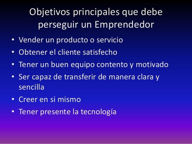 El emprendedor