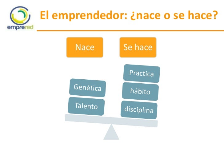El Emprendedor Se Hace O Se Nace