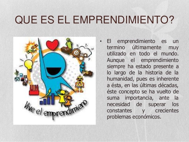 El emprendimiento