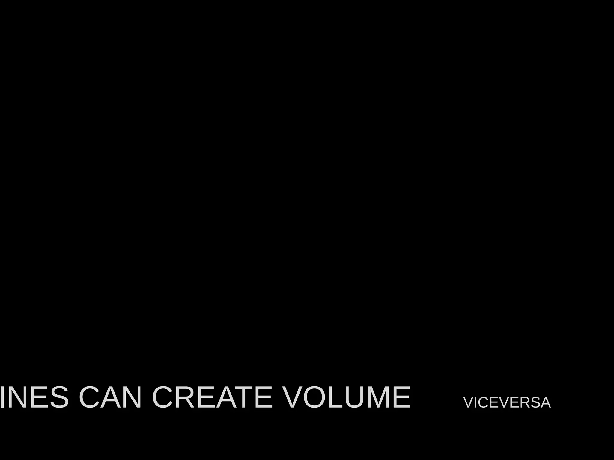 INES CAN CREATE VOLUME VICEVERSA
 