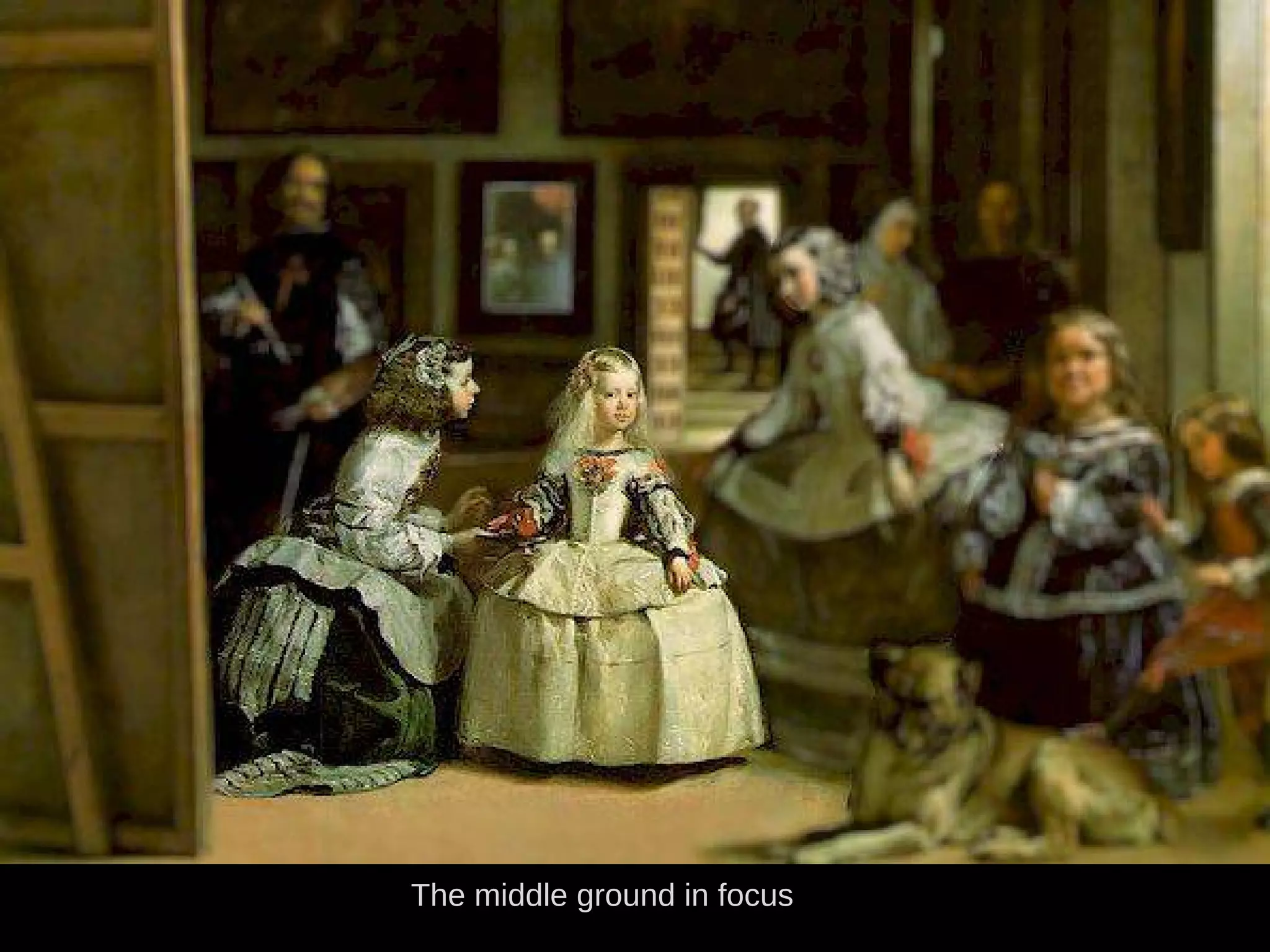 The middle ground in focus
 