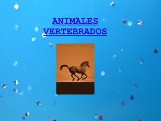 ANIMALES VERTEBRADOS . 