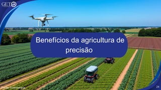 Benefícios da agricultura de
precisão
24
Fonte: Vivernaroca
 