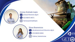 (19) 98939-8983
elenaboaventura@discente.ufg.br
Elena Boaventura
@elena_boaventuraa
(62) 98472-8671
jovany@discente.ufg.br
Jovany Andrade Lopes
@jovanyandradelopes
 