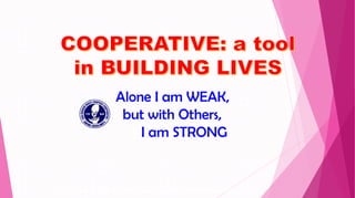 Alone I am WEAK,
but with Others,
I am STRONG
Amidst the Pandemic, Stand Resiliency, Strive for Sustainability
 