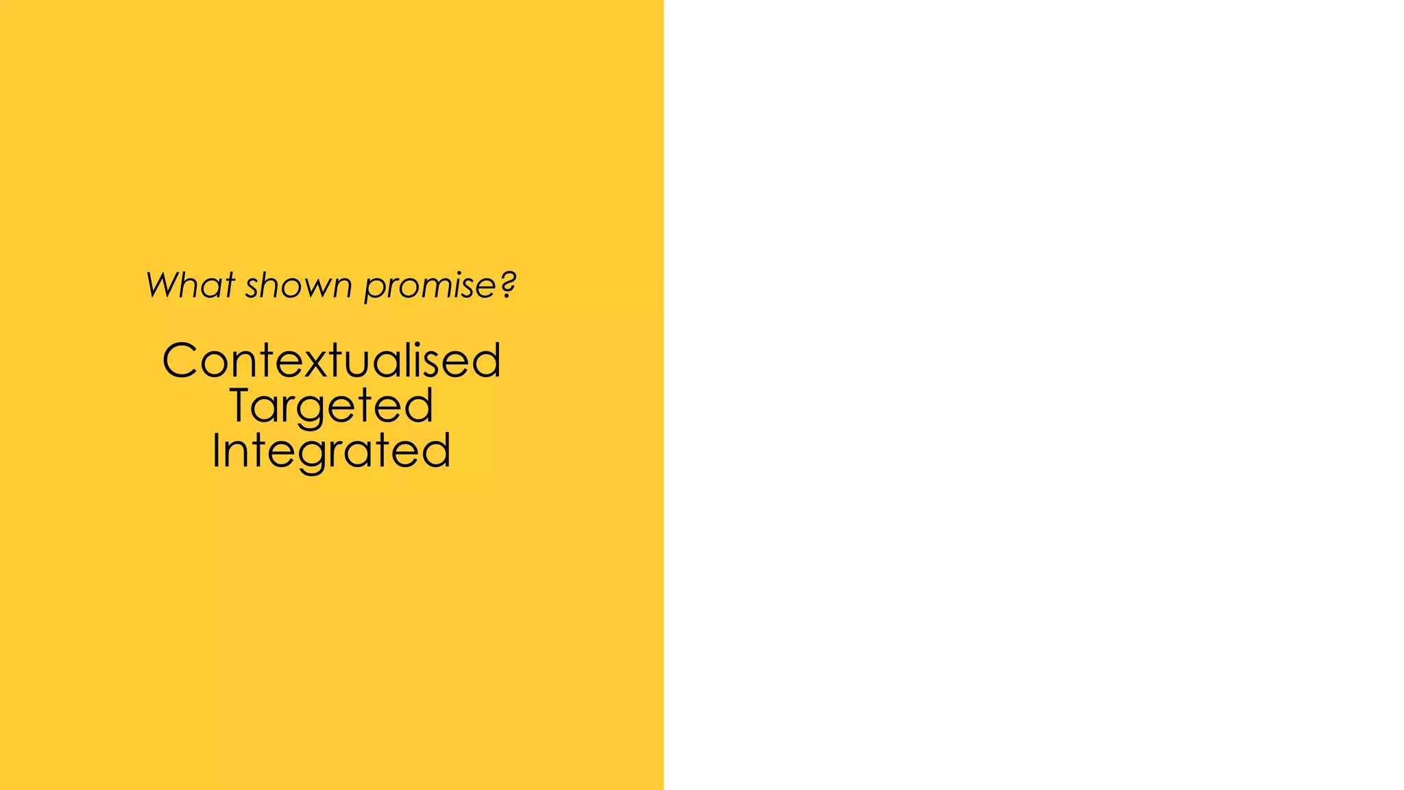 Capacity building for evidence informed practice