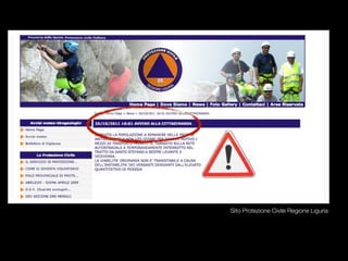 Sito Protezione Civile Regione Liguria
 
