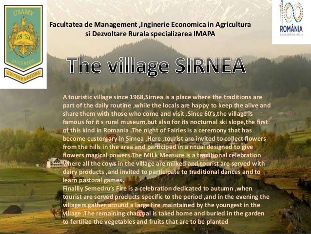 The Village Sirnea