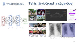 38
Tehisnärvivõrgud ja sügavõpe
https://pubs.rsna.org/doi/10.1148/radiol.2018180237
 
