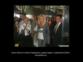 Elena Udrea in vizita la Topoloveni, judetulArges | septembrie 2010 | elenaudrea.ro 