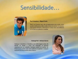 Elenco da nova série da RTP1 «Maternidade»